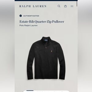 NWT Ralph Lauren quarter zip